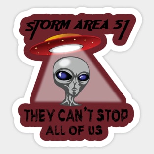 storm area 51 Sticker